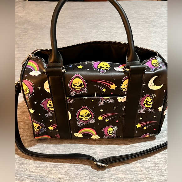Killstar-Skeletor-‘Not Cute’ black handbag with shoulder strap bag. NWT. - Picture 5 of 7